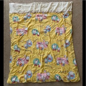 Nakayoshi White Rabbits Characters Print Comforter